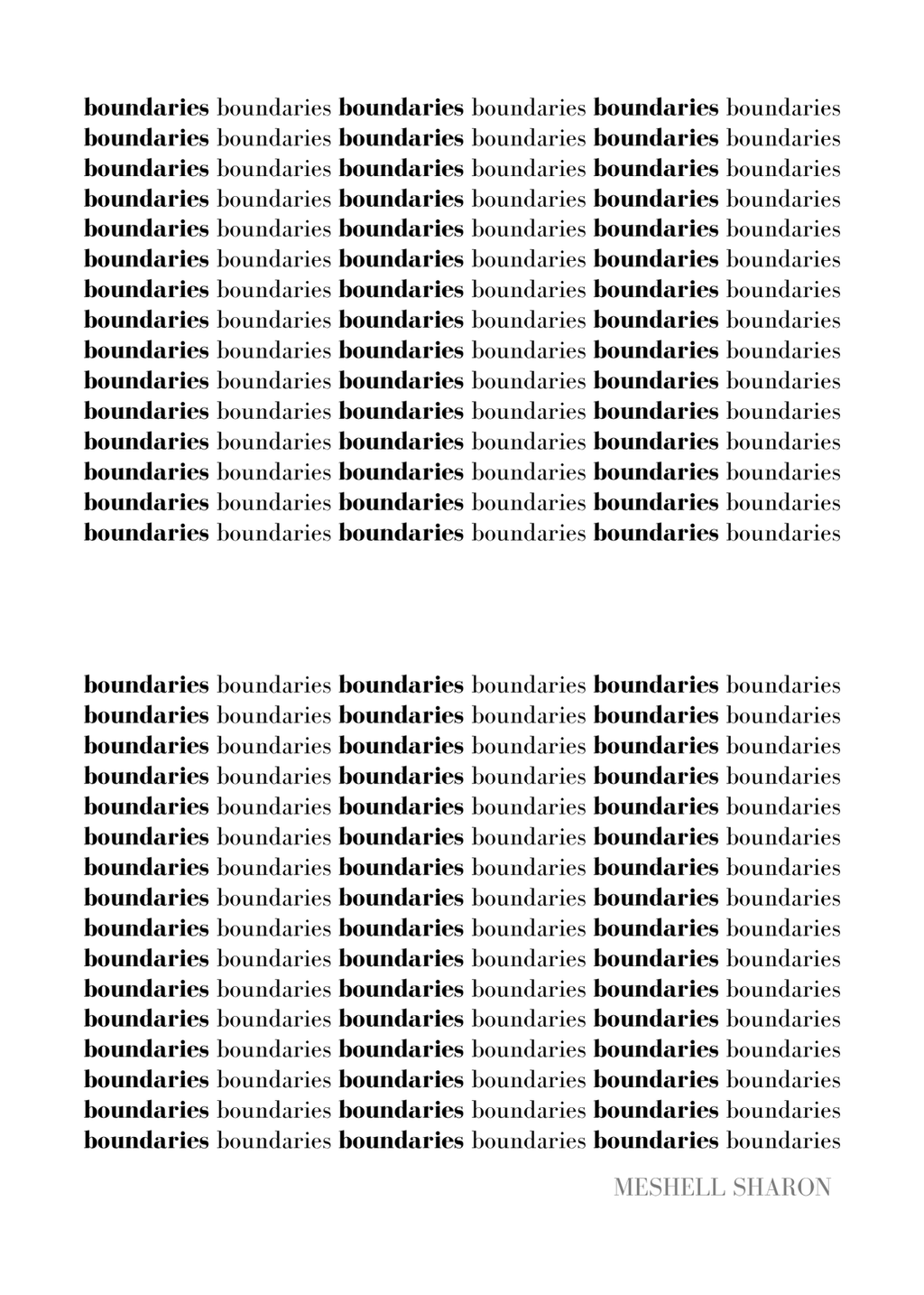 "Boundaries" Posters | Set of 5