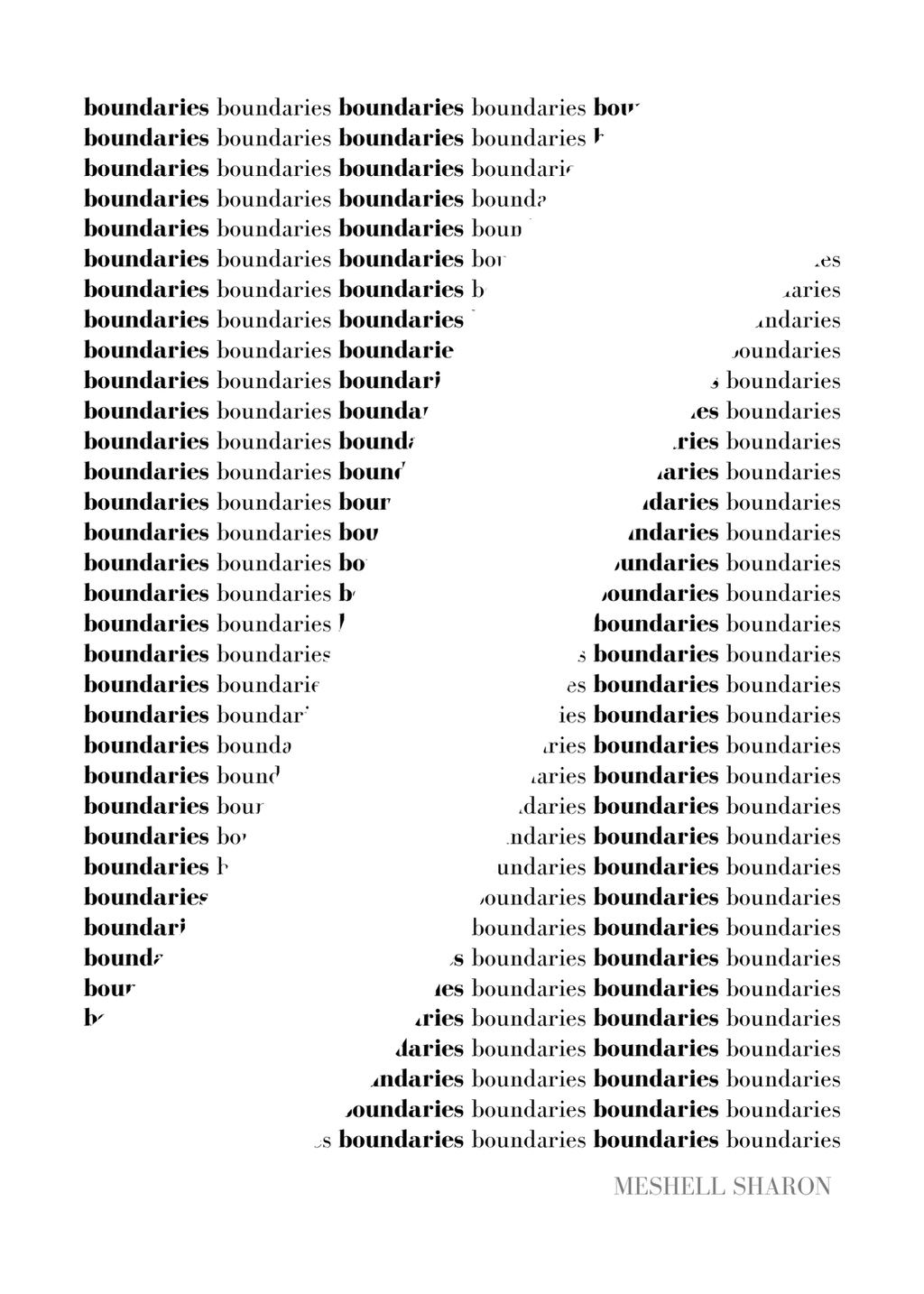 "Boundaries" Posters | Set of 5