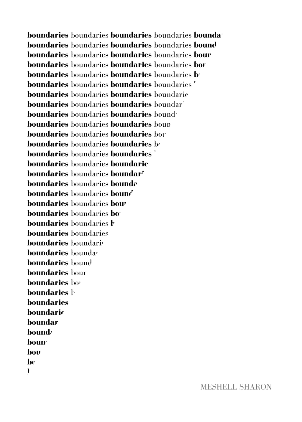 "Boundaries" Posters | Set of 5