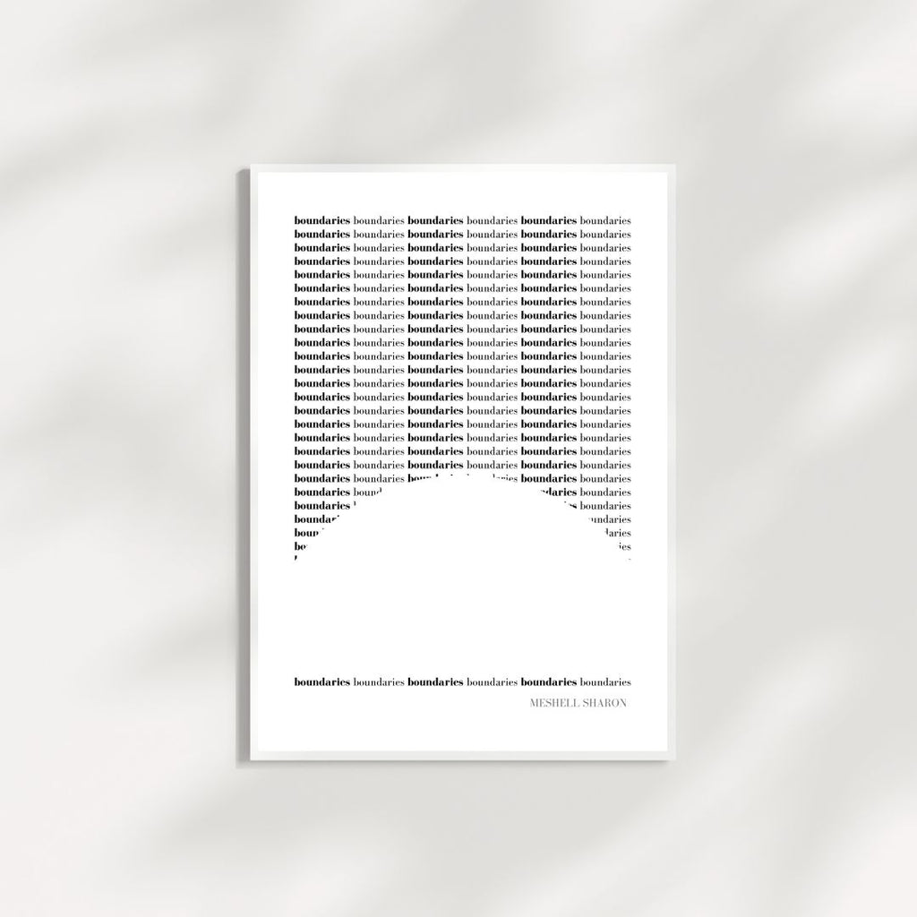 "Boundaries" Posters | Set of 5